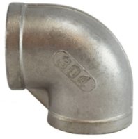 (image for) Midland Industries 62108BAG Pipe Elbow, 2 in, 90 deg Angle, Stainless Steel, 300 psi Pressure