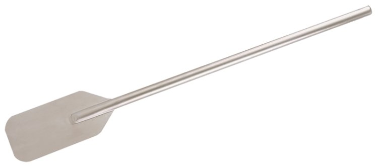 (image for) Bayou Classic 1042 Stir Paddle, 4 in W Blade, 42 in OAL, Stainless Steel Blade