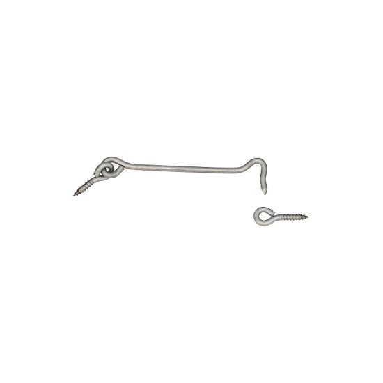 (image for) National Hardware V2003 Series N348-425 Hook and Eye, 6 in L Dimensions, Stainless Steel, 1/PK