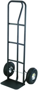 (image for) ProSource HT-1805 Hand Truck, 14 in W Toe Plate, 9 in D Toe Plate, 600 lb, Pneumatic Caster, Black