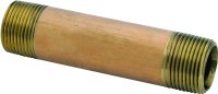 (image for) Anderson Metals 38300-1630 Pipe Nipple, 1 in, NPT, Brass, 630 psi Pressure, 3 in L