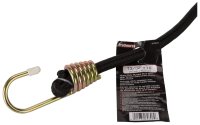 (image for) ProSource FH64081-1 Stretch Cord, 10 mm Dia, 18 in L, Polypropylene, Black, Hook End