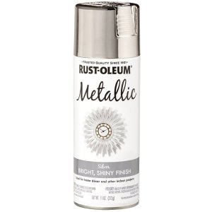 (image for) Rust-Oleum 340648 Metallic Spray Paint, Gloss, Silver, 11 oz, Aerosol Can