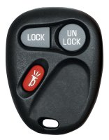 (image for) Hy-Ko 19GM800S Fob Shell, 3-Button, Plastic, Black