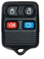 (image for) Hy-Ko 19FORD800S Key Fob Shell, For: Ford Vehicle Remote, 4-Button, Plastic, Black