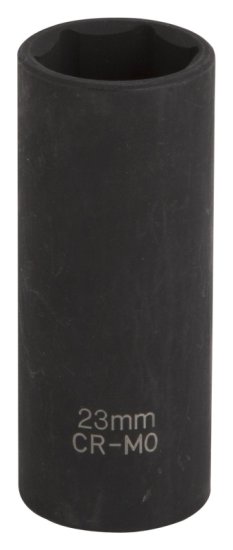(image for) Vulcan MT6580221 Deep Impact Socket, 23 mm Socket, 1/2 in Drive, Deep Drive, 6-Point, Chrome Molybdenum Steel