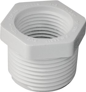 (image for) IPEX 435702 Bushing, 1 x 3/4 in, MPT x FPT, PVC, SCH 40 Schedule