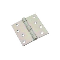 (image for) National Hardware N261-669 Utility Hinge, 4 in W Frame Leaf, 0.11 in Thick Frame Leaf, Cold Rolled Steel, Zinc, 70 lb