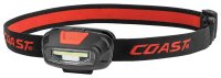 (image for) Coast FL13 Headlight, AAA Battery, LED Lamp, 250 Lumens, 68 ft Beam Distance, 13 hr Run Time, Black