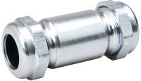 (image for) B & K 160-003HP Pipe Coupling, 1/2 in, Compression, Steel, 125 psi Pressure