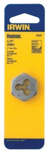(image for) Irwin 9427 Machine Screw Die, 5/16-18 Thread, NC Thread, Right Hand Thread, HCS