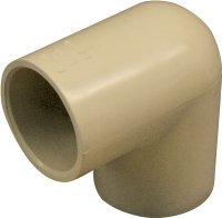 (image for) Nibco T00125C Pipe Elbow, 1 in, 90 deg Angle, CPVC, 40 Schedule