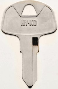 (image for) Hy-Ko 11010HD57 Key Blank, Brass, Nickel, For: Honda Vehicle Locks