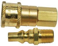 (image for) Mr. Heater F276190 Quick Connector, Brass, For: Propane/Natural Heaters
