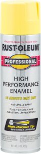 (image for) Rust-Oleum 7543838 Safety Spray Paint, Gloss, Safety Yellow, 15 oz, Can
