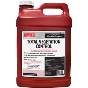 (image for) RM43 Ragan & Massey 76501 Total Vegetation Control, Liquid, Clear/Yellow, 2.5 gal, Bottle