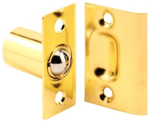 (image for) Prime-Line U9132 Ball Bullet Catch and Strike, Brass