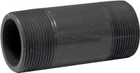 (image for) Genova P-112-4 Pipe Nipple, 1-1/2 in, MIP x MIP, PVC, Gray, SCH 80 Schedule, 4 in L
