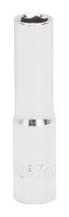 (image for) Vulcan MT6487805 Drive Socket, 7 mm Socket, 1/4 in Drive, 6-Point, Chrome Vanadium Steel, Chrome