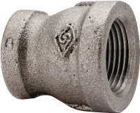 (image for) ProSource B240 40X32 Reducing Pipe Coupling, 1-1/2 x 1-1/4 in, FIP, Steel, SCH 40 Schedule, 300 psi Pressure