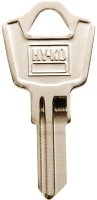 (image for) Hy-Ko 11010ES8 Key Blank, Brass, Nickel, For: ESP Vehicle Locks, ES8 Key Number