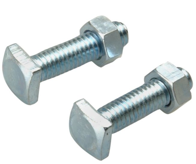 (image for) CCI 923-2 Side Post Bolt and Nut, Steel Contact