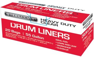 (image for) Petoskey Plastics FG-P9934-10A Drum Liner, 55 gal, Clear