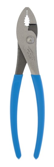 (image for) Channellock 528 Slip Joint Plier, 8 in OAL, Blue Handle, Comfort-Grip Handle, 0.99 in L Jaw