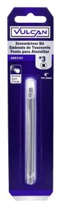 (image for) Vulcan 375671OR Screwdriver Bit, S2 Chrome Molybdenum Steel