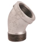 (image for) Galvanized 45 Deg Street Elbow