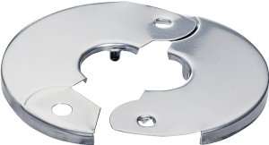 (image for) Plumb Pak PP857-2 Floor and Ceiling Plate, 3-1/2 in OD, For: 3/8 in IPS Pipes, Chrome