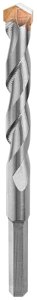(image for) DEWALT DWA56245 Jobber Drill Bit, 3/8 in Dia, 5-1/4 in OAL, Spiral Flute, 2-Flute, 1/8 in Dia Shank, 3-Flat Shank