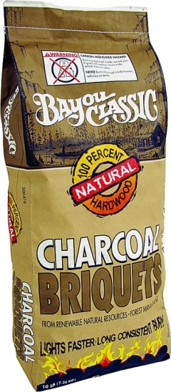 (image for) Bayou Classic 500-416 Natural Hardwood Briquette, 16 lb Bag