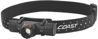 (image for) Coast XPH30R Headlamp, ZX850, CR123 Battery, Rechargeable, Zithion-X Battery, LED Lamp, Bulls Eye Spot, Flood Beam