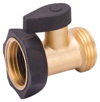 (image for) Landscapers Select GB9111A3L Hose Shut-Off Valve, 3/4 in, Female, 1 -Port/Way, Brass Body, Brass