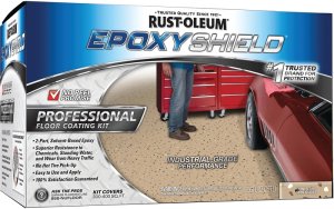 (image for) Rust-Oleum 238466 Floor Coating Kit, Semi-Gloss, Dunes Tan, Liquid