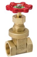 (image for) B & K ProLine Series 100-002NL Gate Valve, 3/8 in Connection, FPT, 200/125 psi Pressure, Brass Body