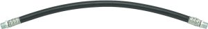 (image for) LubriMatic 10-214 Grease Gun Hose, 12 in L, NPT Male, 5000 psi Pressure, Rubber/Steel