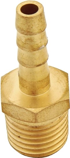 (image for) ProSource ATA-057 Hose Plug, 1/4 in, MNPT, Brass, Brass