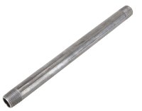 (image for) ProSource 1/2X10B Pipe Nipple, 1/2 in, Male, Steel, SCH 40 Schedule, 10 in L