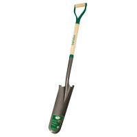 (image for) Landscapers Select 34626 Drain Spade, 6 in W Blade, Wood Handle, D-Grip Handle, 30 in L Handle