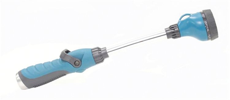 (image for) Gilmour 820172-1001 Watering Wand, 8Spray Pattern, Zinc, 15-1/4 in L Wand
