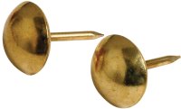(image for) Hillman 122682 Furniture Nail, Brass, Round Head