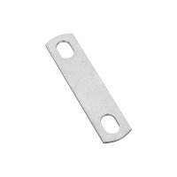 (image for) National Hardware 2191BC N222-323 U-Bolt Plate, 2 in L, 5/16 in W, 0.33 in Bolt Hole, Steel, Zinc