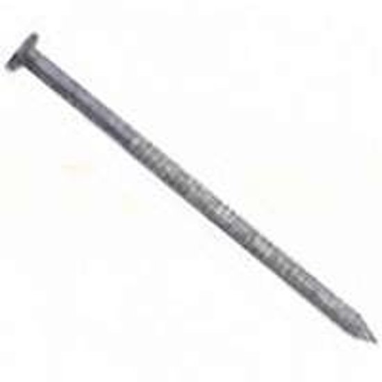 (image for) Maze STORMGUARD T447A530 Deck Nail, Hand Drive, 8D, 2-1/2 in L, Steel, Galvanized, Ring Shank, 5 lb
