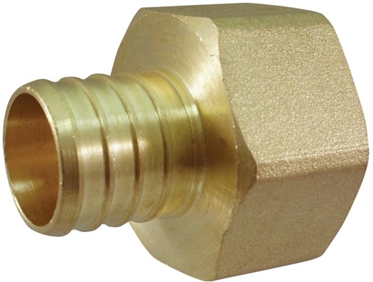 (image for) Apollo APXFA11 Pipe Adapter, 1 in, PEX x FPT, Brass, 200 psi Pressure