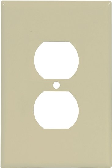(image for) WALLPLATE 1 GANG DPX IVRY 1PK