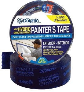 (image for) Blue Dolphin TP EXT S 0150 Exterior Tape, 45 yd L, 1.41 in W