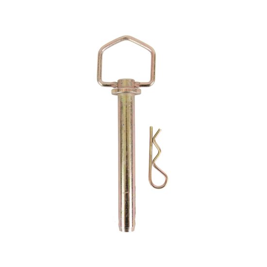 (image for) Koch 4012613 Hitch Pin, 1 in Dia Pin, 4-1/4 in L, Yellow Zinc
