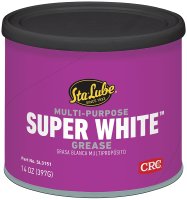 (image for) Sta-Lube SUPER WHITE SL3151 Lithium Grease, 14 oz Can, White